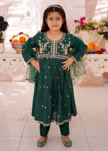 cotton lawn embroidered 3 piece suit